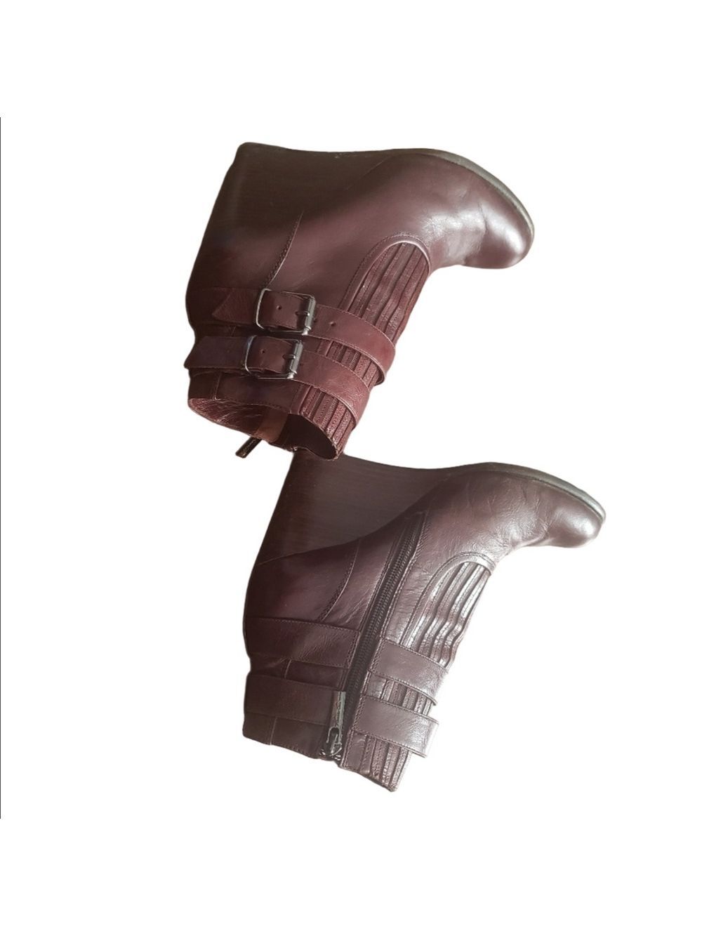 Kenneth Cole Leather Wedge Bootie